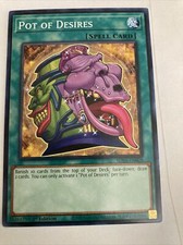 Yu-Gi-Oh! TCG Pot of Desires Structure Deck: Sacred Beasts SDSA-EN029 1st...