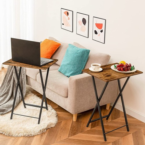 Beistelltisch Klappbar Kleiner Tabletttisch TV Tray Klapptisch Tisch Sofatisch - Bild 23 von 53