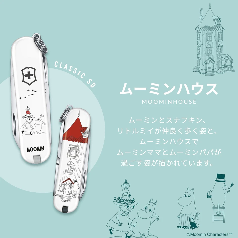 VICTORINOX Moomin House Swiss-Made Multi-Tool with 7 Functions Pocket Knife - Image 3 of 4