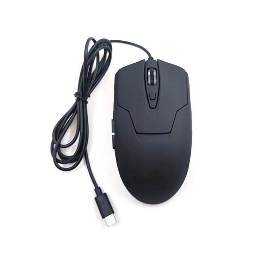 Type C Wired USB C Mice Gaming Mouse Ergonomic Blue RGB Light 2400 DPI 6 Button - Picture 3 of 8
