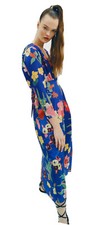 NWT ZARA Floral Print Wrap Dress Size M Medium Spring Summer Vacation