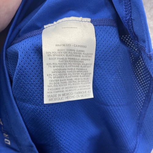 Nike Shirt Youth XL Blue Pro Combat Compression Short Sleeve Football Fit Flaw* - Picture 12 of 21