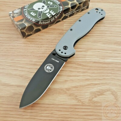 BRK Designed By ESEE Folding Knife 3.5'' AUS-8 Steel Blade G10/Stainless Handle