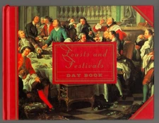 Feasts and Festivals Day Book Calendar Journal, Any Year, Historical Recipes HB