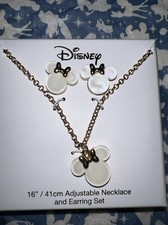 Disney 16  / 41cm Adjustable Necklace And Earring Set