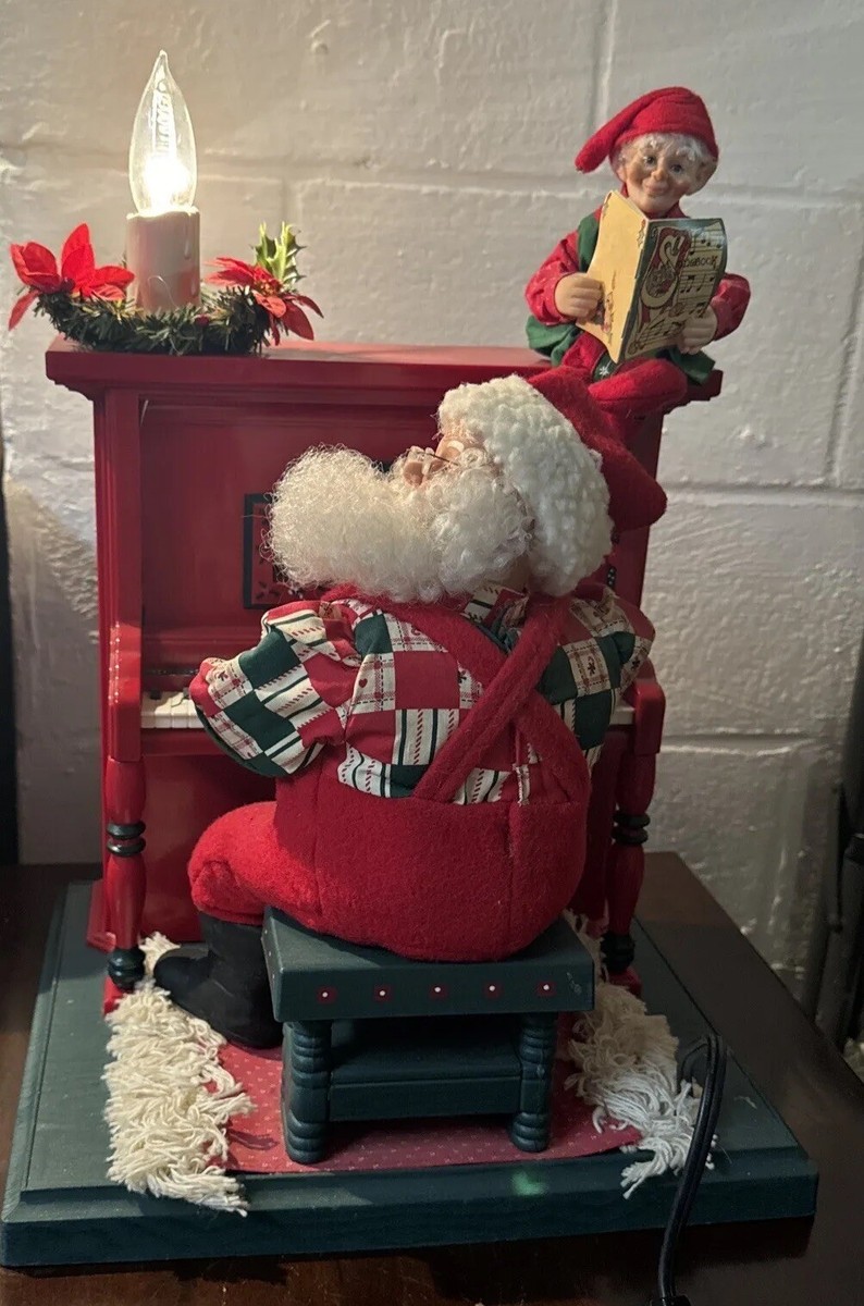 90s Animated Lighted Sing Along w/ Santa Claus Music Piano 90s Animated Lighted Sing Along w/ Santa Claus Music Piano