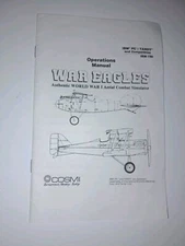 War Eagles Big Box PC Game Flight Sim - Operations Manual - IBM PC Tandy Cosmi