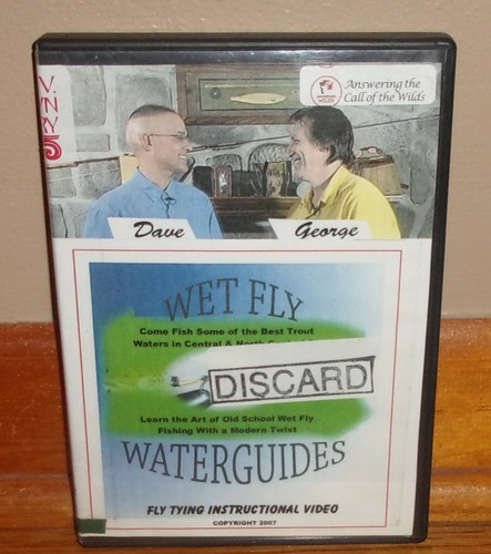 WET FLY WATERGUIDES-Trout Fishing-DAVE ALLBAUGH-GEORGE LASHINSKY-Very Rare DVD! - Picture 2 of 3