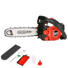 V-MODEST 2511 Gas Top Handle Chainsaw with 12'' Bar Chain 2-Stroke Cut Tree Wood