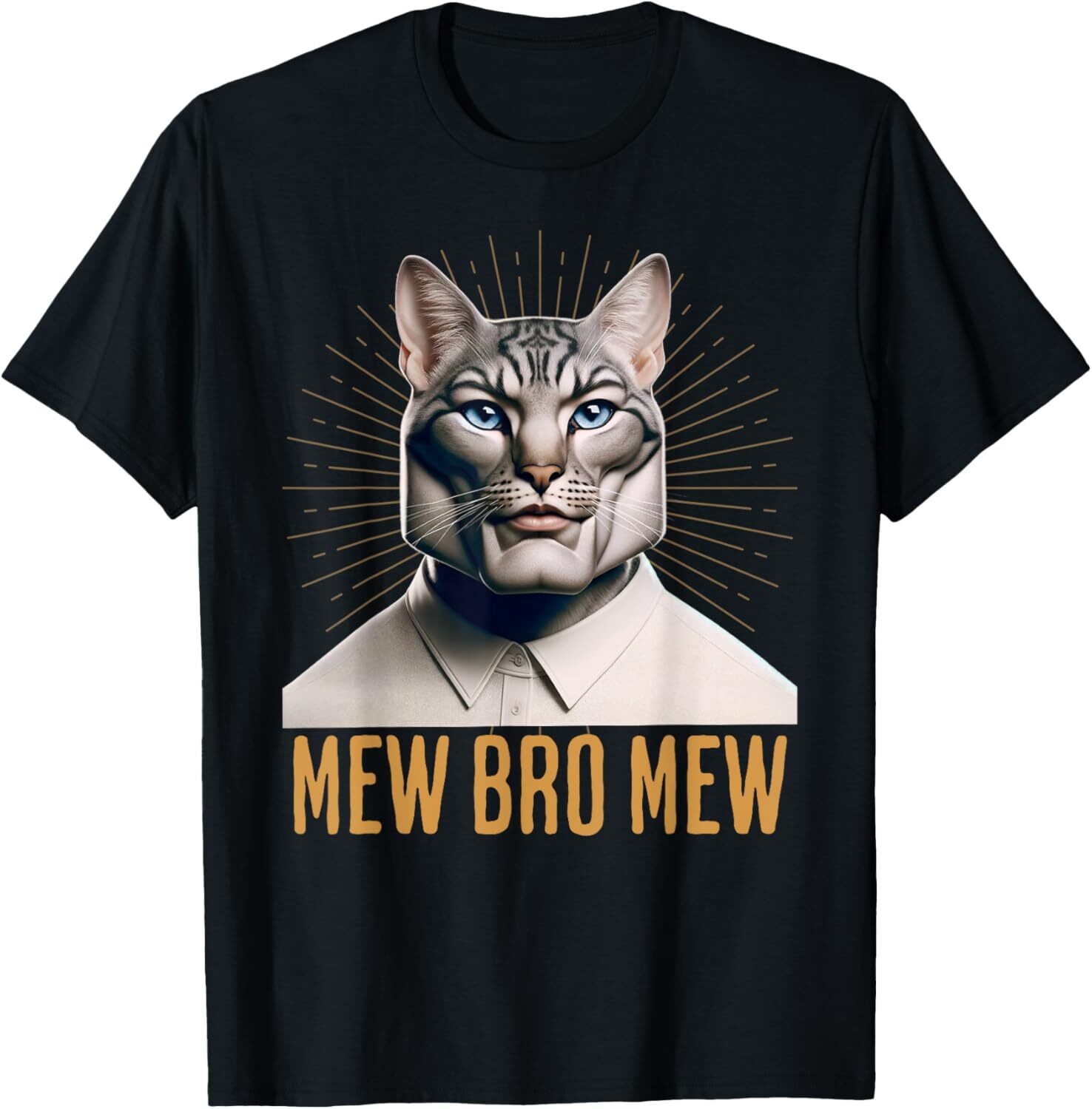 Funny Bootleg Mewing Cat Looksmaxxing Meme Mew Bro Mew T-Shirt Hoodie