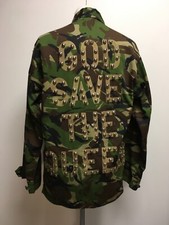Bird + Wolf Camo Jacket God Save The Queen Unisex S M