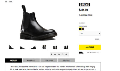 graeme ii smooth chelsea boots