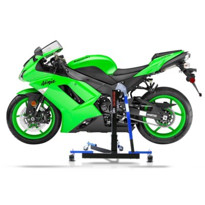 Center Stand CS Power Evo Kawasaki ZX-6R 03-06 Lift Centre blue
