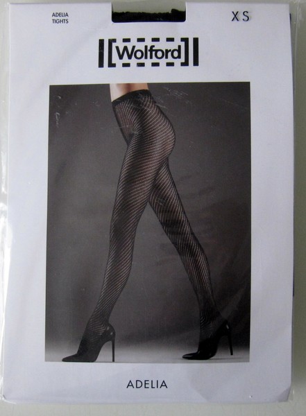 Neu & Ovp: Wolford Adelia Tights 13061! Gr. Xs! Farbe: Schwarz / Black-image