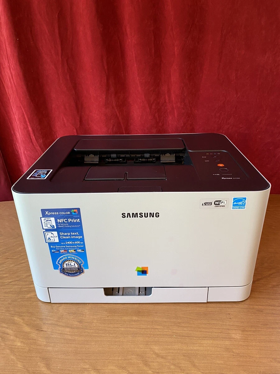 Samsung Xpress C410W Color LaserJet Printer Wifi With All Toner eBay