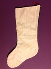 Vintage Handmade Cross Stitched Needlepoint holiday Christmas Stocking Santa — photo 2