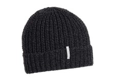 Turtle Fur Ethan Ragg Wool Knit Men Women Unisex Beanie Hat Winter Snow Black
