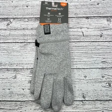 Britts Knits Thermal Tech Gloves L/XL Unisex Gray