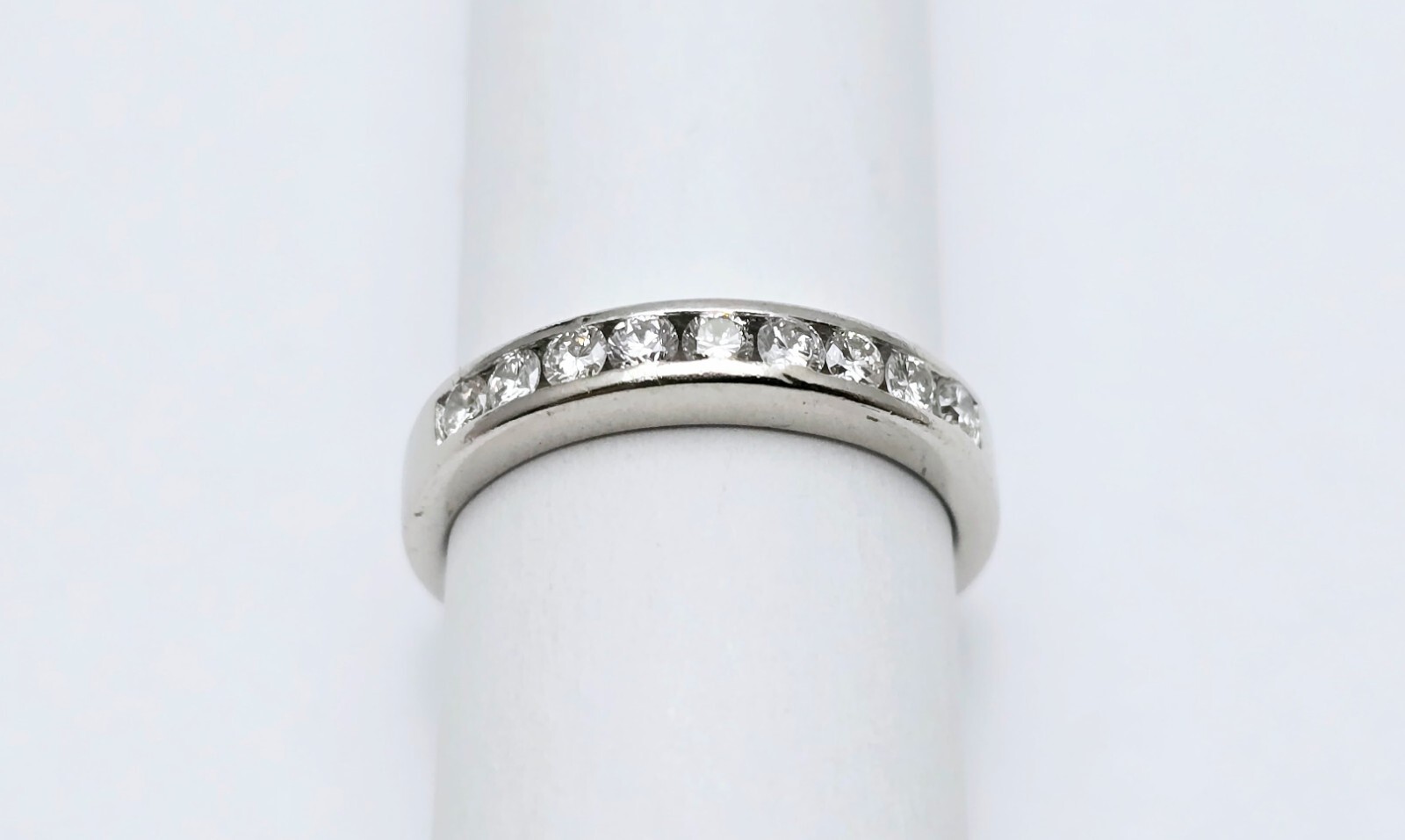 Exquisite Solid Platinum 950 Round Diamond Engage… - image 6