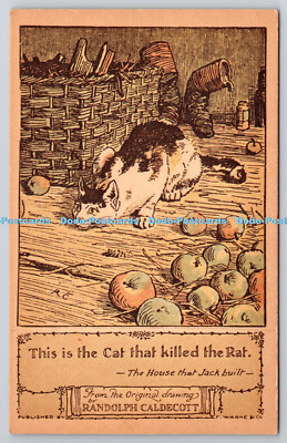 R739679 Dies ist die Katze, die die Ratte tötete Randolph Caldecott Frederick Warne H