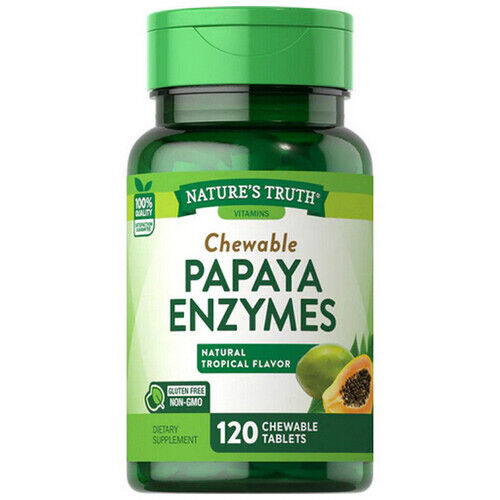 Masticabile Enzima di Papaya 120 Pillole Da Nature's Truth - Bild 1 von 3