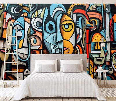 3D Kreatives Design H907 Tapete Wandbild Selbstklebend Abnehmbare Aufkleber Erin