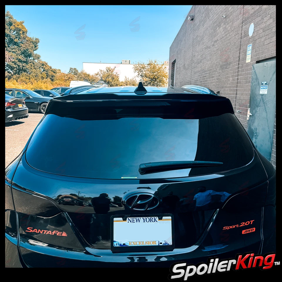 SpoilerKing (284 piezas) alerón de techo trasero adicional (se adapta a: Hyundai Santa Fe 2013-2018) Foto 4 de 4