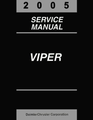 #ad #ad 2005 Dodge Viper Shop Service Repair Manual $112.50