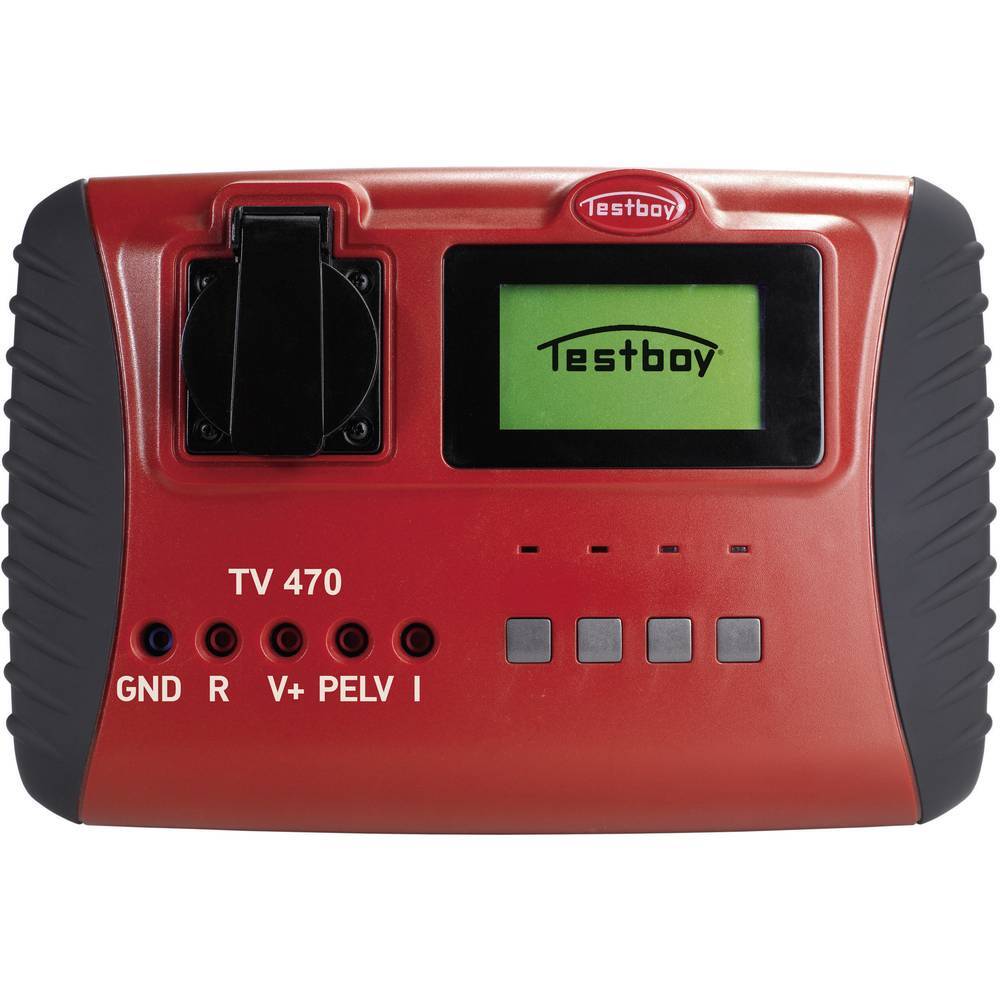 Testboy TV 470 Tester per apparecchiature Calibrato (DAkkS) Norma VDE