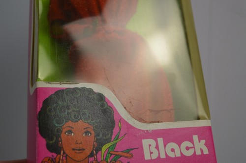 Vintage First Black Barbie NIB Mattel #1293 African American Super Star Era - Picture 12 of 24