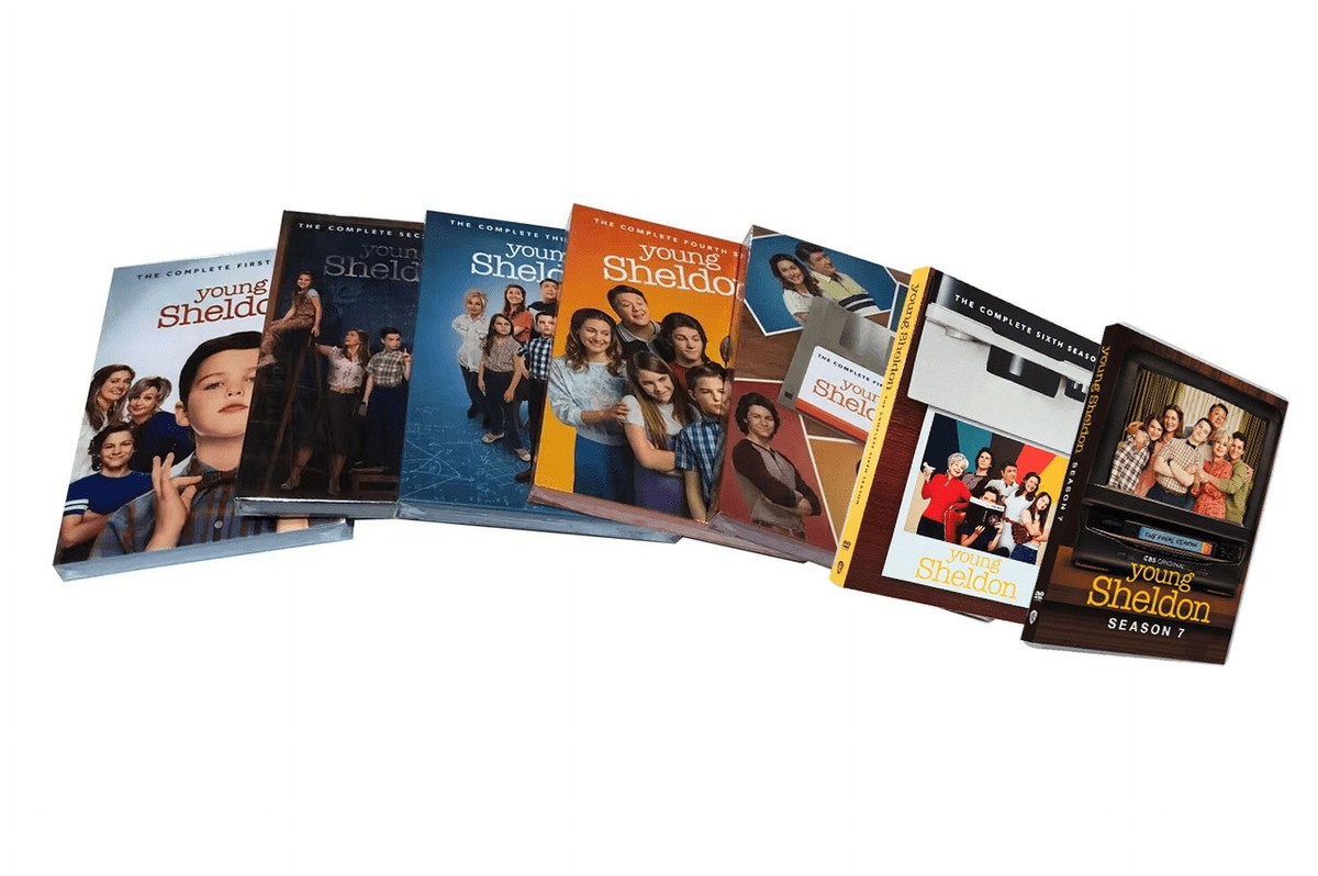 Young Sheldon Seasons 1-7 The Complete Series DVD Bundle Brand New