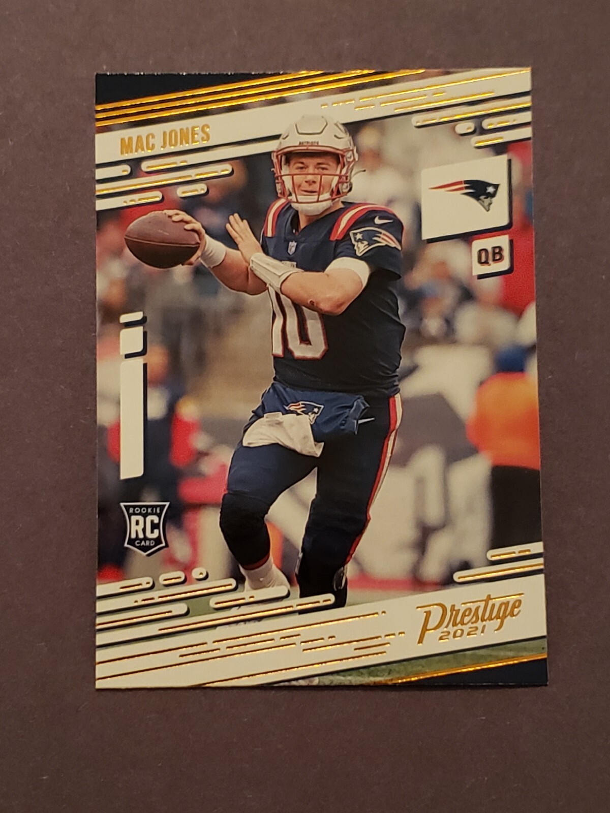 MAC JONES 2021 Panini Chronicles Prestige Rookie Card 205 New England Patriots eBay