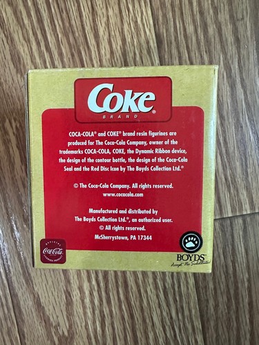 RARE BOYDS BEARS COCA COLA TREASURE TRINKET BOX W/THIRSTIN 919910 NIB - Picture 7 of 10