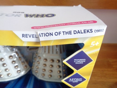 Doctor Who History of the Daleks 14, Revelation of the Daleks Rip on box. - Picture 3 of 4