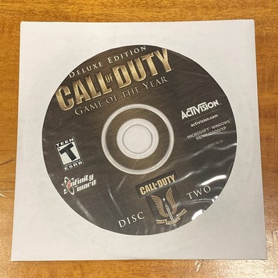 Call of Duty Deluxe Edition (PC CD-ROM, 2005) Disc #2 Only, Tested, Working