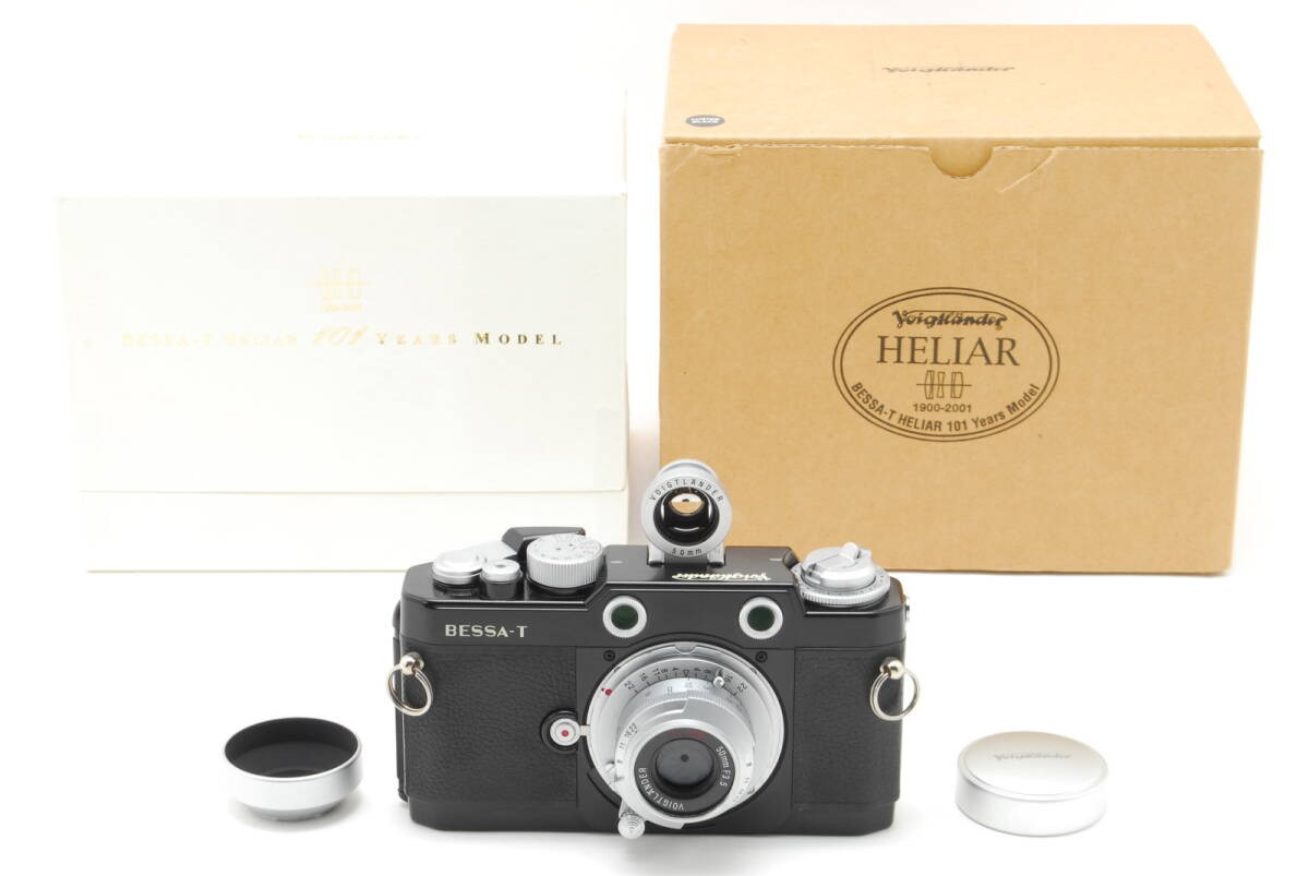 BESSA-T / HELIAR 50mm F3.5 101周年記念モデル 黒 Voigtlander Film Camera Voigtlander Bessa T Heliar 101 Years Model