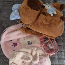 Set Mädchen Plüsch-Rucksäcke Hase/Tier + t...