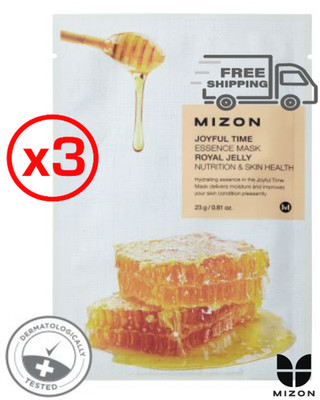MIZON JOYFUL TIME Essence Maske Royal Jelly 23 g (Set 3)