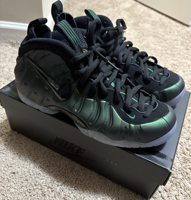Nike Nike Air Foamposite Pro Men's Black/Green Mid Top Basketball Sneaker