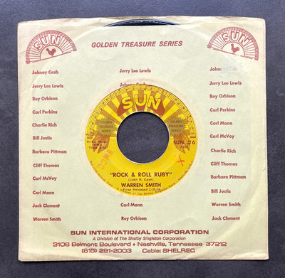 7'' Warren Smith - Rock & Roll Ruby  - US SUN