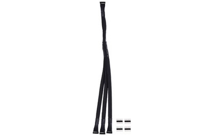 Alphacool Y-Kabel RGBW 5pol auf 3x 5pol 30cm inkl. Stecker - Schwarz