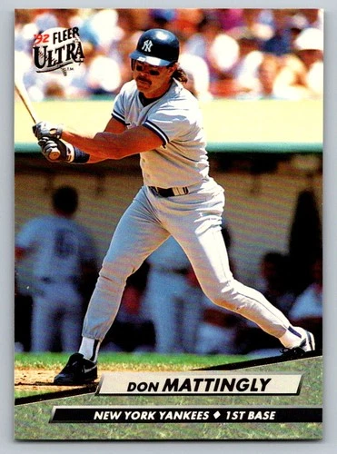 1992 Ultra #105 Don Mattingly New York Yankees
