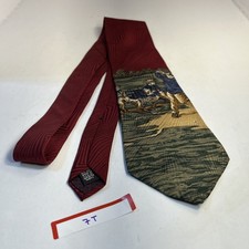 Hathaway Golf Men’s Tie Silk Made In The Usa Preowned