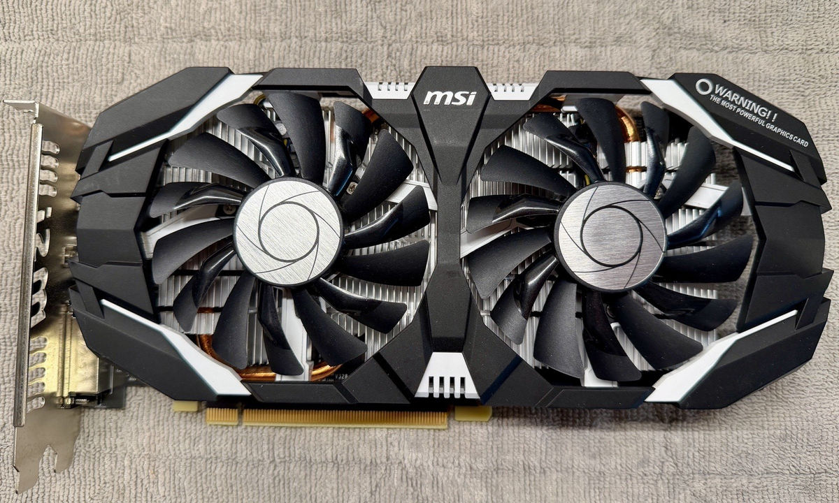 【ヤニ臭有り。動作確認済み。】MSI GTX 1060 6GB MSI GeForce GTX 1060 6GB GDDR5 6GT OCV1 Gaming Graphics Card