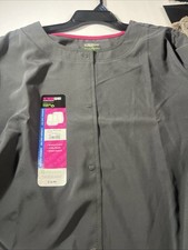 Scrubstar Women's Ethical Fabric Stretch, Snap Front Active Warm Up Scrub Jacket