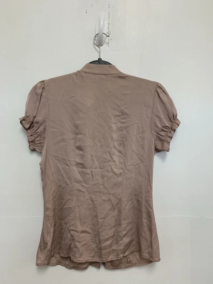 Camisa Babydoll Vintage Años 90 Bebe Y2K Bordada Seda Mujer Pequeña Capricho Foto 4 de 4