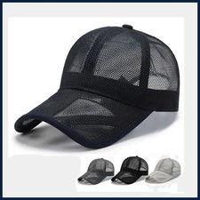 Breathable Mesh Cap Openwork Summer Sun Hat Outdoor Sports Unisex