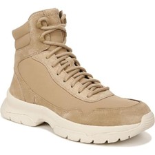 Vince Elvio Leather Lug Ankle Boot Men s Size 10.5M Camel Water Repellent