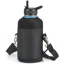 Water Bottle Holder Carrier Bag Crossbody with Adjustable Shoulder Strap, 64 ...