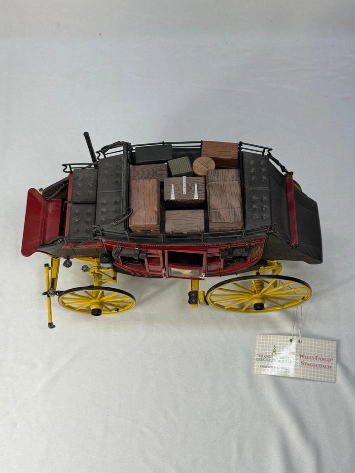 Franklin Mint Wells Fargo Stagecoach-Diecast Metal 1:16 - Image 3 of 4